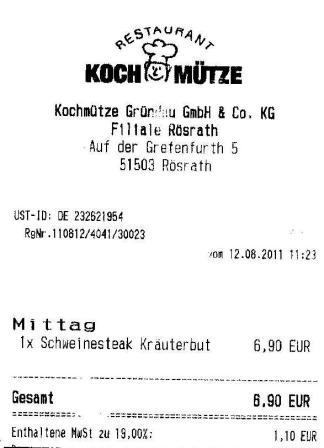 kmuk Hffner Kochmtze Restaurant